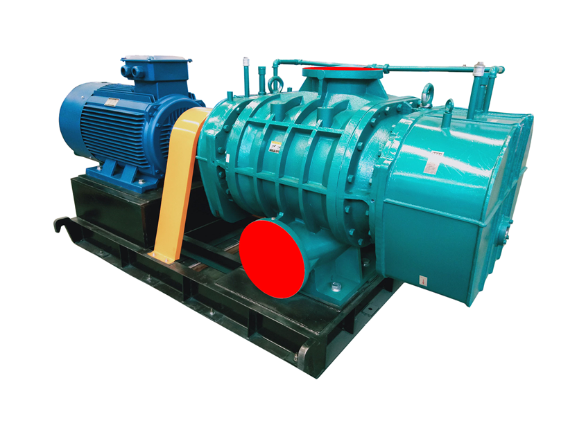 Lime kiln roots blower