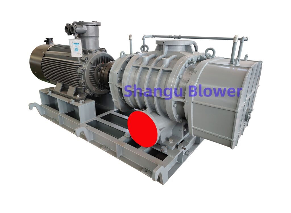 Industrial gas blower packages